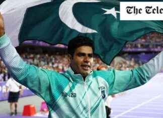 Arshad Nadeem Wins Pakistan’s First Gold in Athletics by Defeating Neeraj Chopra in Javelin Final news-09082024-105630