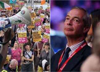 Anti-Racism Protesters Demonstrate Outside Reform UK Headquarters news-12082024-014215