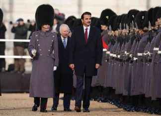 Royal Visit: Emir of Qatar Visits Buckingham Palace with William and Kate news-03122024-154445