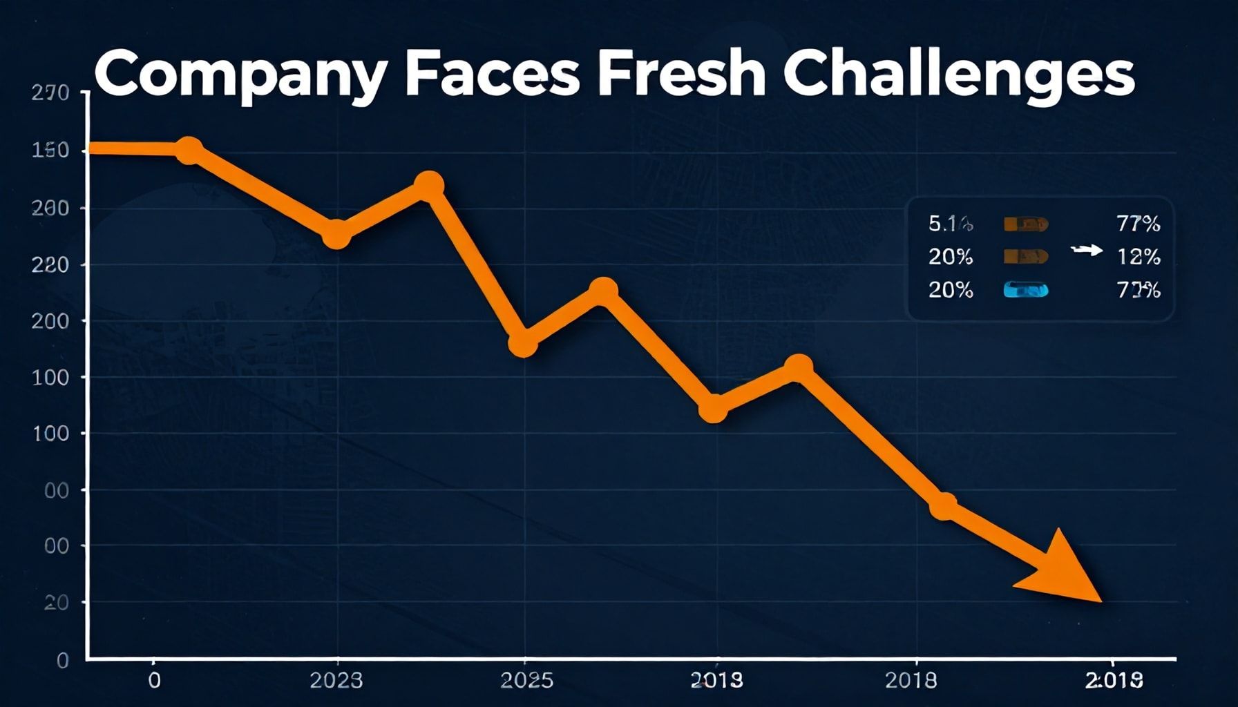 Company Faces Fresh Challenges as Shares Slide