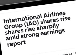 International Airlines Group (IAG) shares rise sharply amid strong earnings report