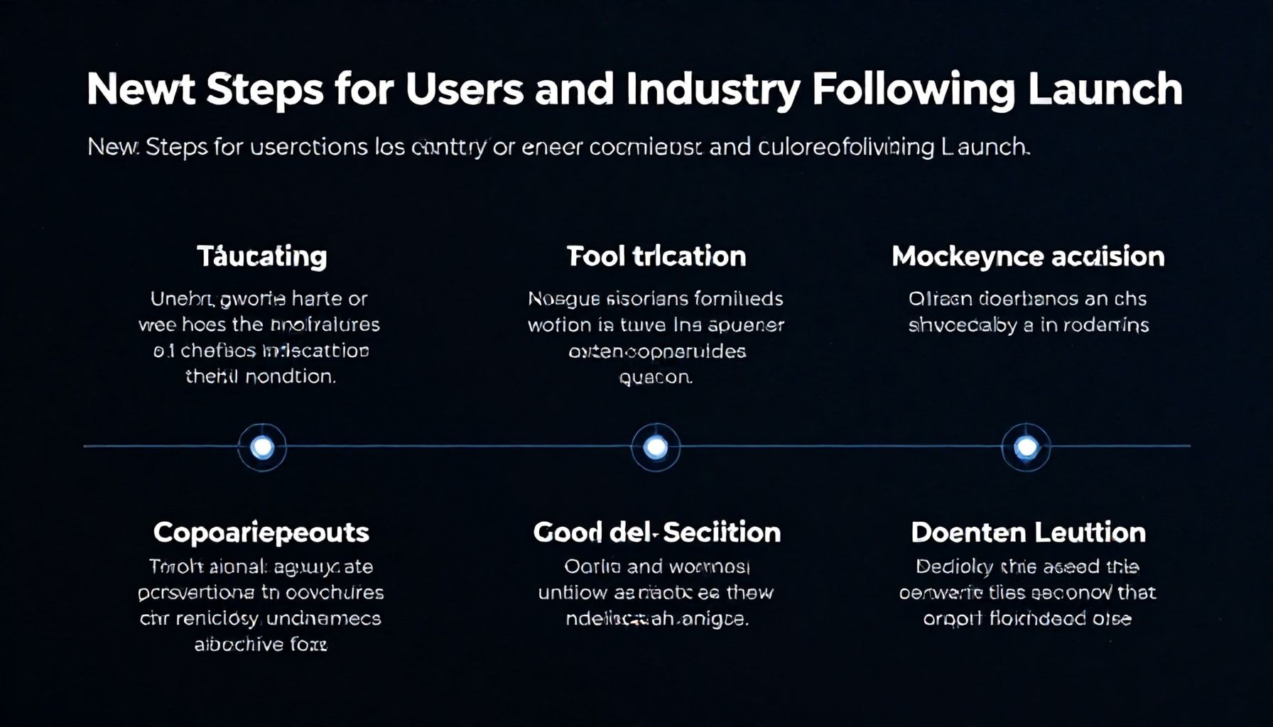 Next Steps for Users and Industry Following Launch