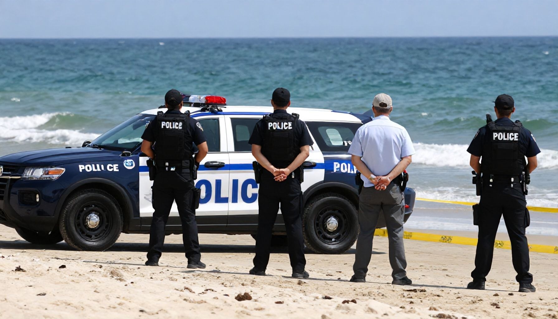 Police Arrest Three on Beach After Disturbance 2 Police Confirm Details of Beach Arrests