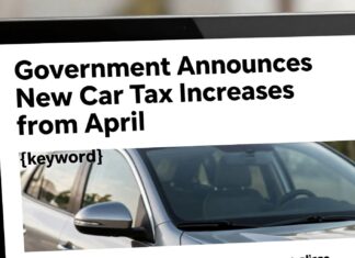 Government Announces New Car Tax Increases from April