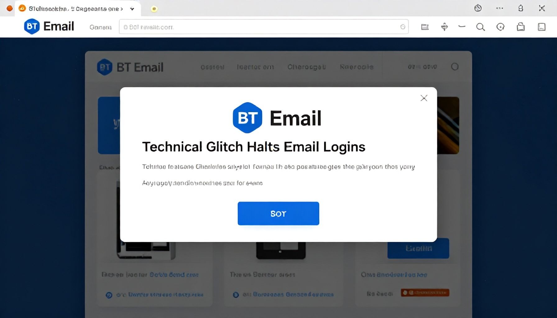 BT Email Login Issues Reported by Users Today 4 Technical Glitch Halts BT Email Logins for Many