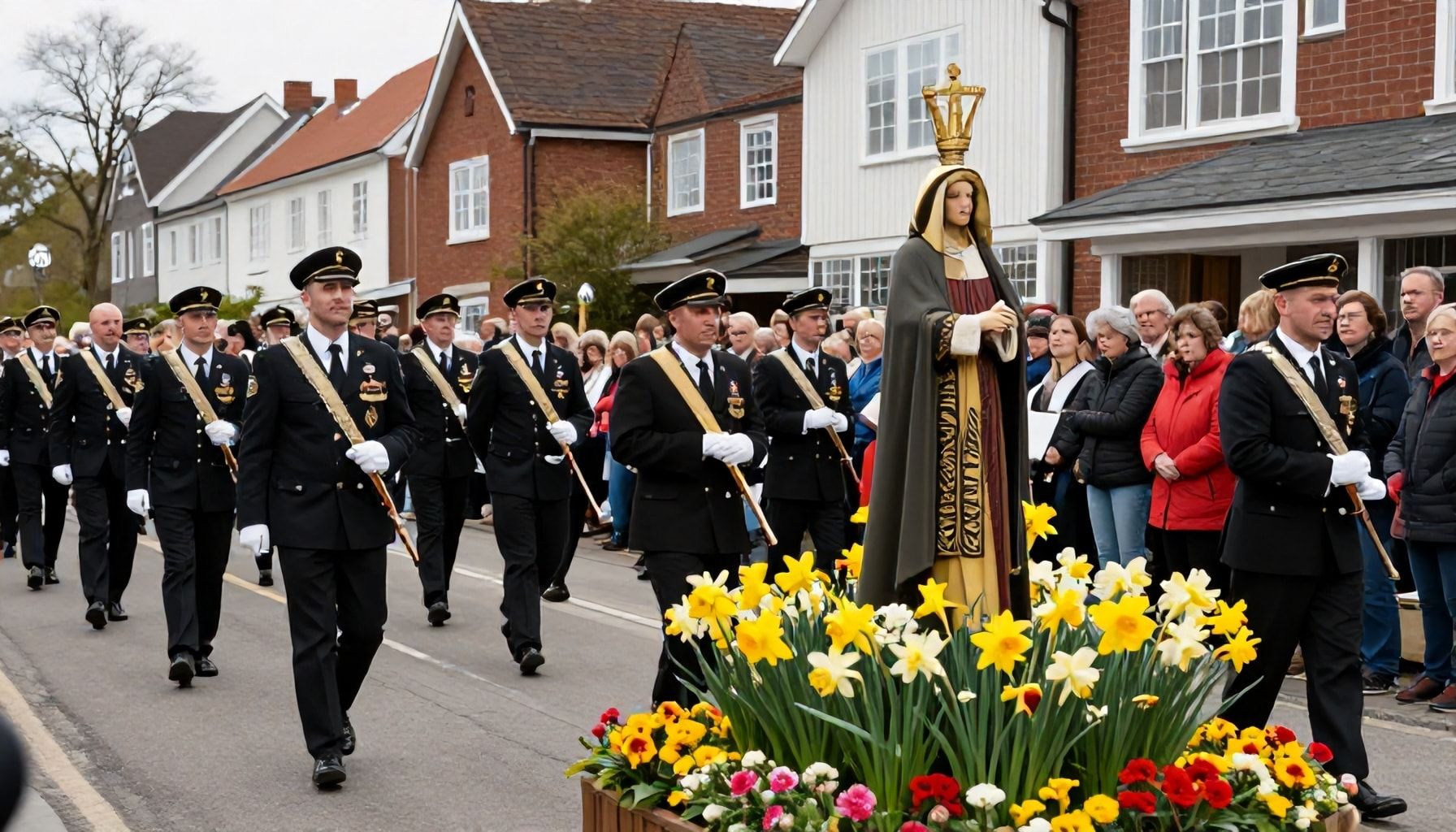Traditional Parades and Daffodil Displays Honour Patron Saint
