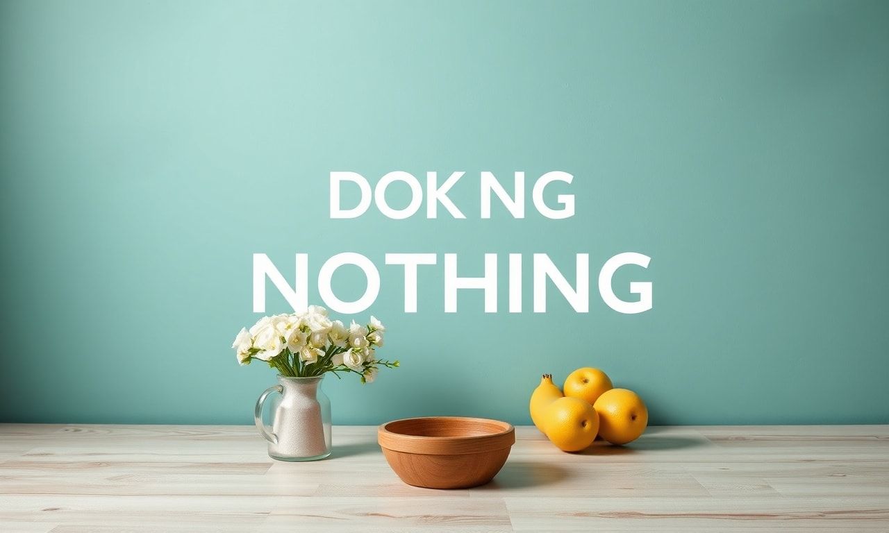 The Art of Doing Nothing: Why We All Need to Slow Down