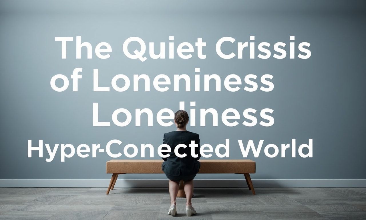 The Quiet Crisis of Loneliness in Our Hyper-Connected World
